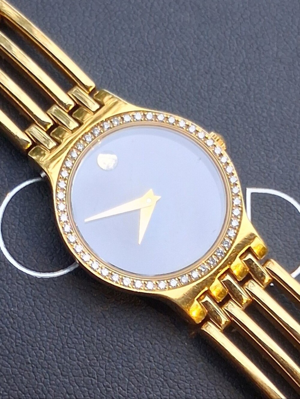Gold Women's Fashion Bracelet Watch with DIAMOND Bezel $2995